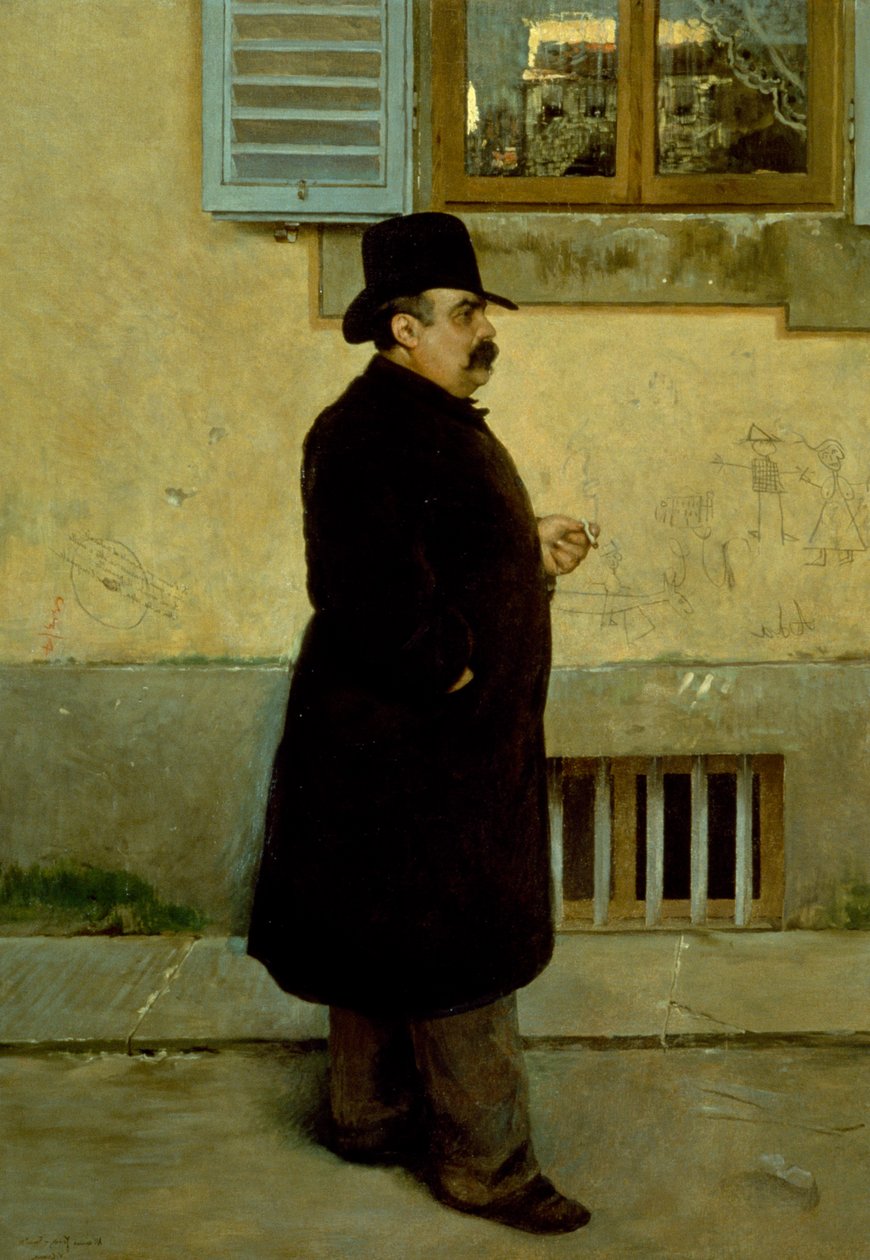 Retrato de Yorick por Vittorio Matteo Corcos (1859-1933), óleo sobre tela, 200x140 cm de Vittorio Matteo Corcos