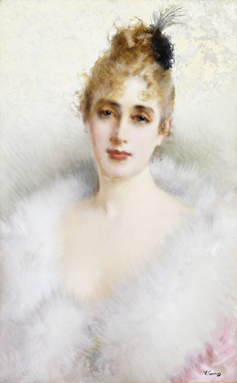 Pronto para o baile de Vittorio Matteo Corcos