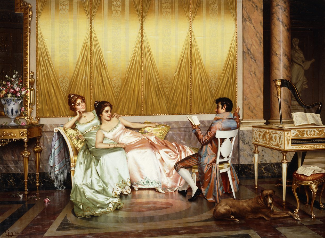 A leitura de poesia de Vittorio Reggianini