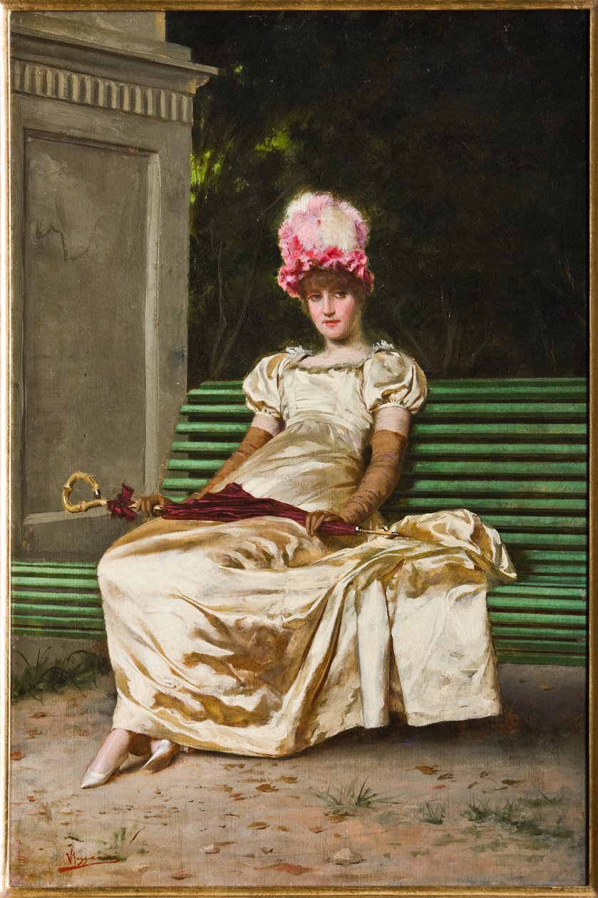 O Wait (óleo sobre tela) de Vittorio Reggianini