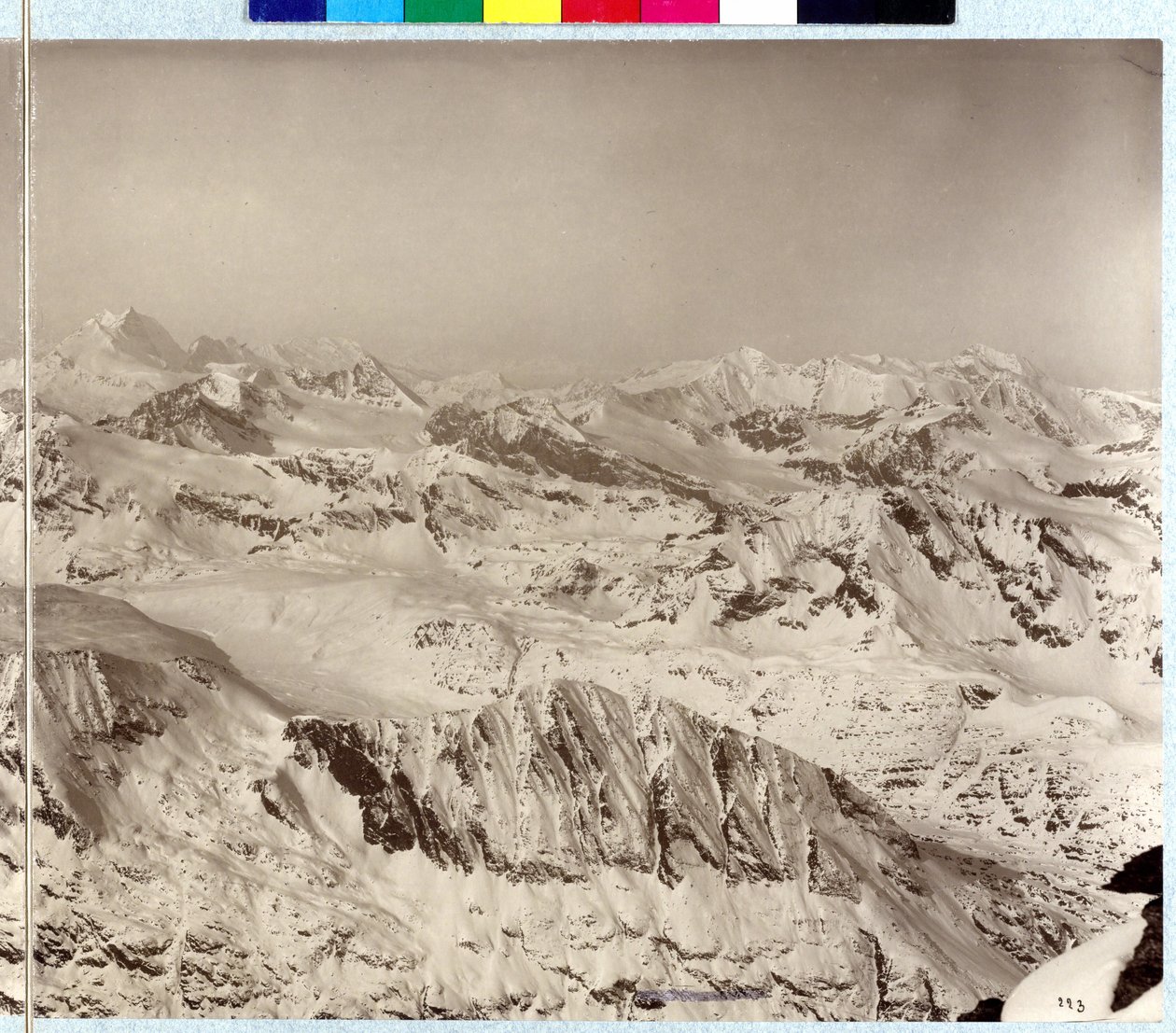 Panorama dos Alpes de Vittorio Sella