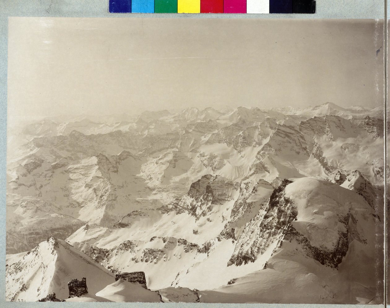 Panorama dos Alpes de Vittorio Sella