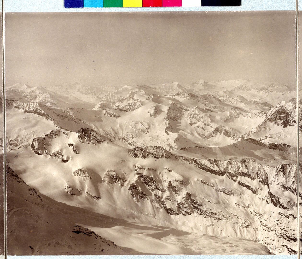 Panorama dos Alpes de Vittorio Sella