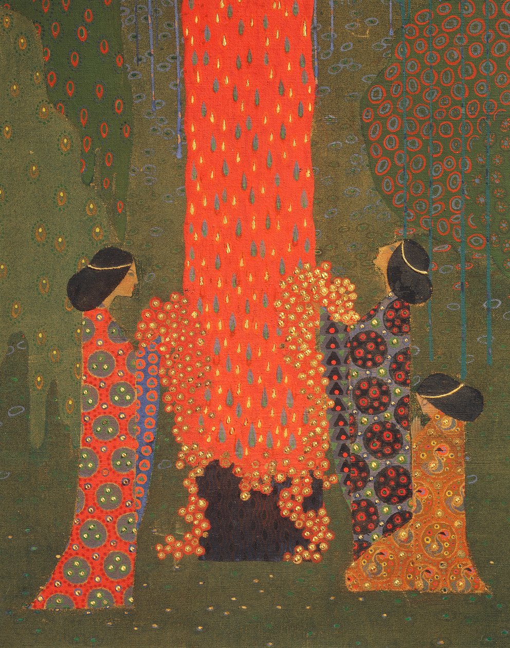 Encontro místico de Vittorio Zecchin