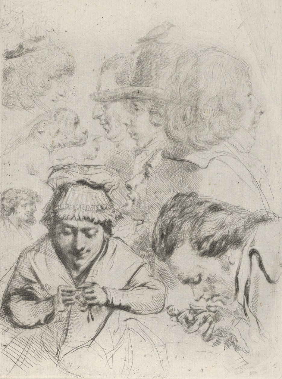 Le Citoyen Aubourg, Mme Aubourg e sua família Cidadão Aubourg, Madame Aubourg..., ca. 1795-1805. de Vivant Denon