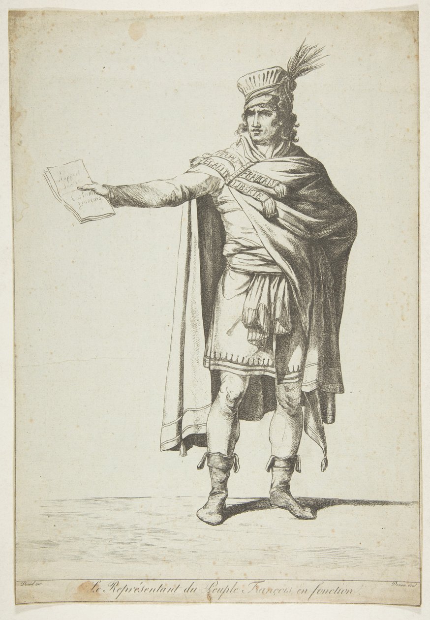 O Representante do Povo Francês em exercício, 1794. de Vivant Denon