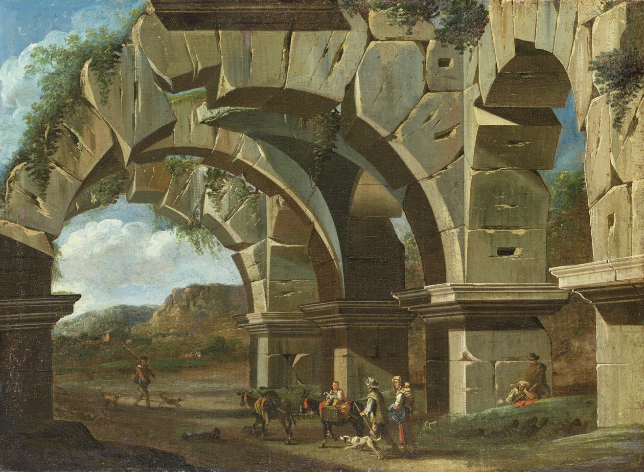 Uma ruína romana de Viviano Codazzi