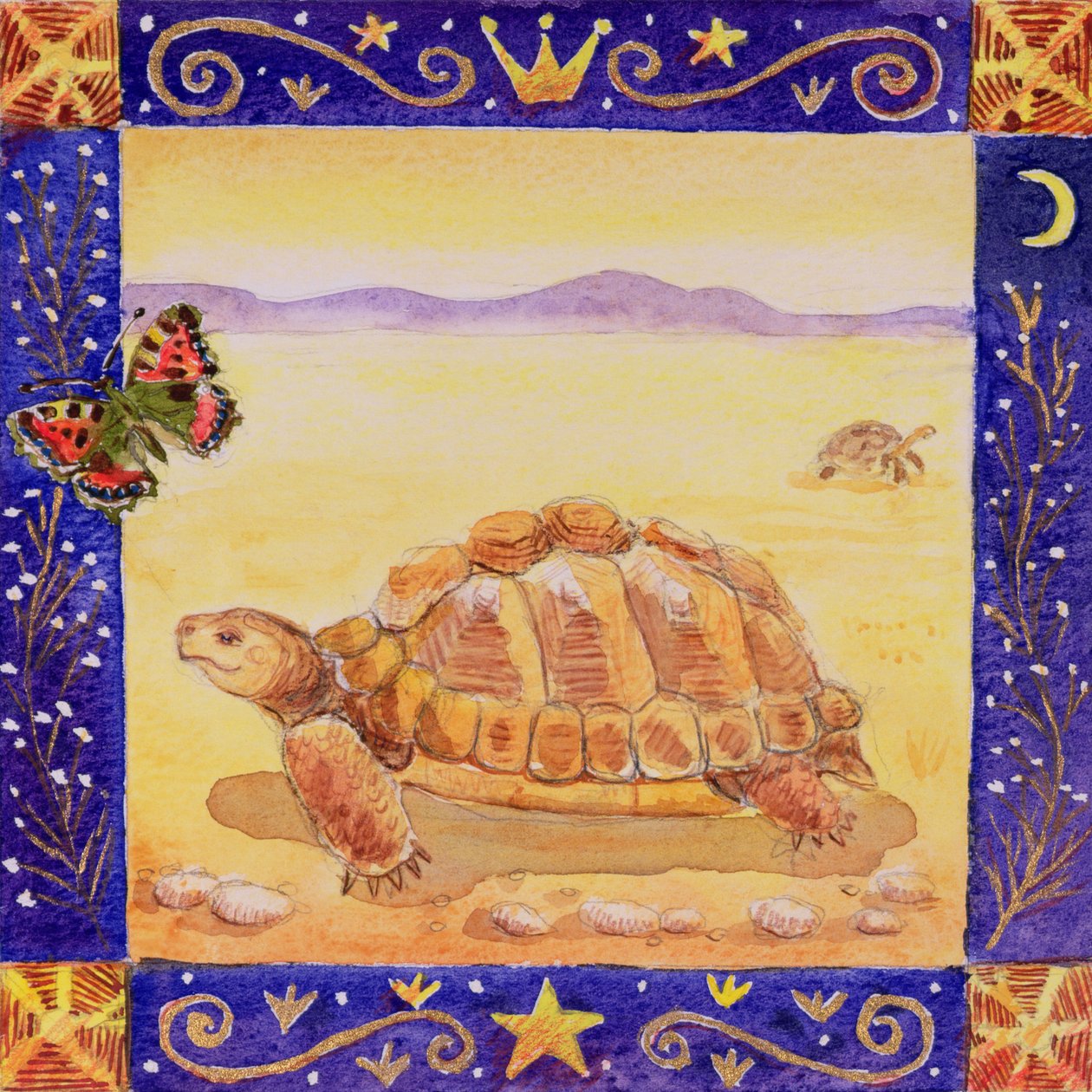 Tartaruga, 1998 (wc no papel) de Vivika Alexander