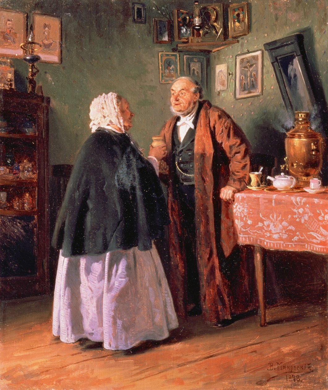 Parabéns, 1878 de Vladimir Egorovic Makovsky