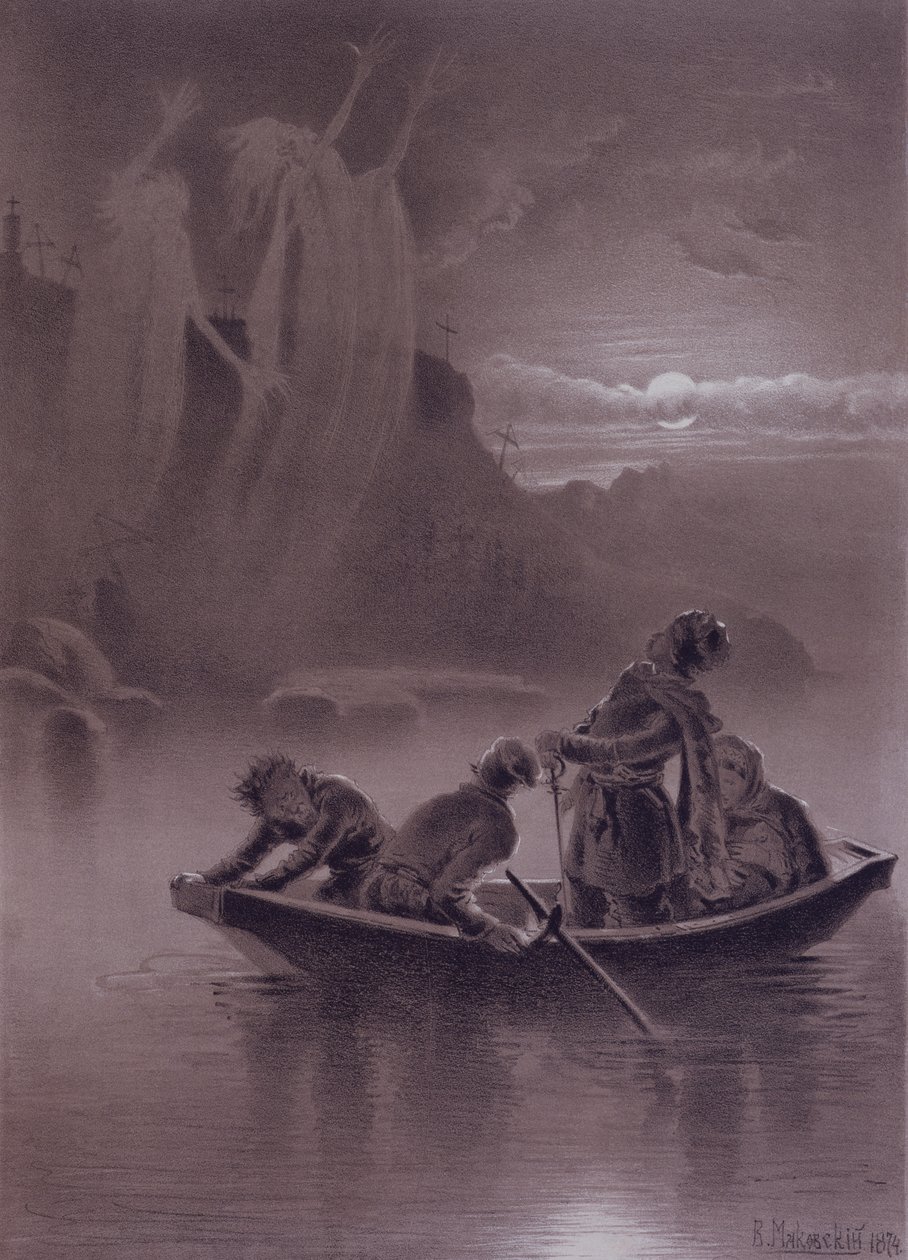 Vingança Terrível, 1874 de Vladimir Egorovic Makovsky