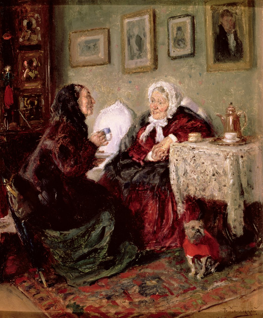 Frente a Frente, 1909 de Vladimir Egorovic Makovsky