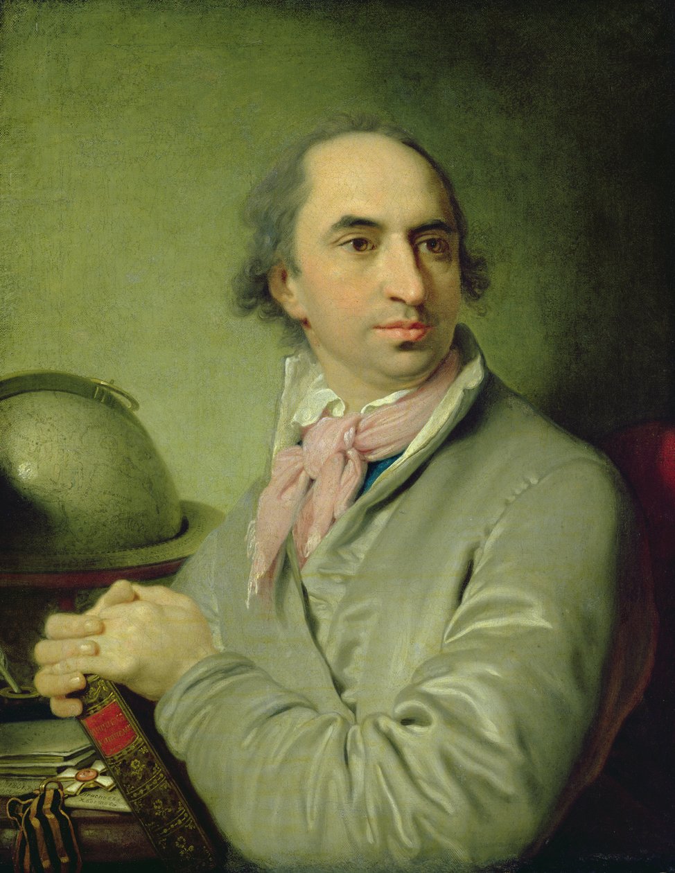 Retrato de Alexander Semenovitsch Chaos (1753-1820), 1801 de Vladimir Lukich Borovikovsky