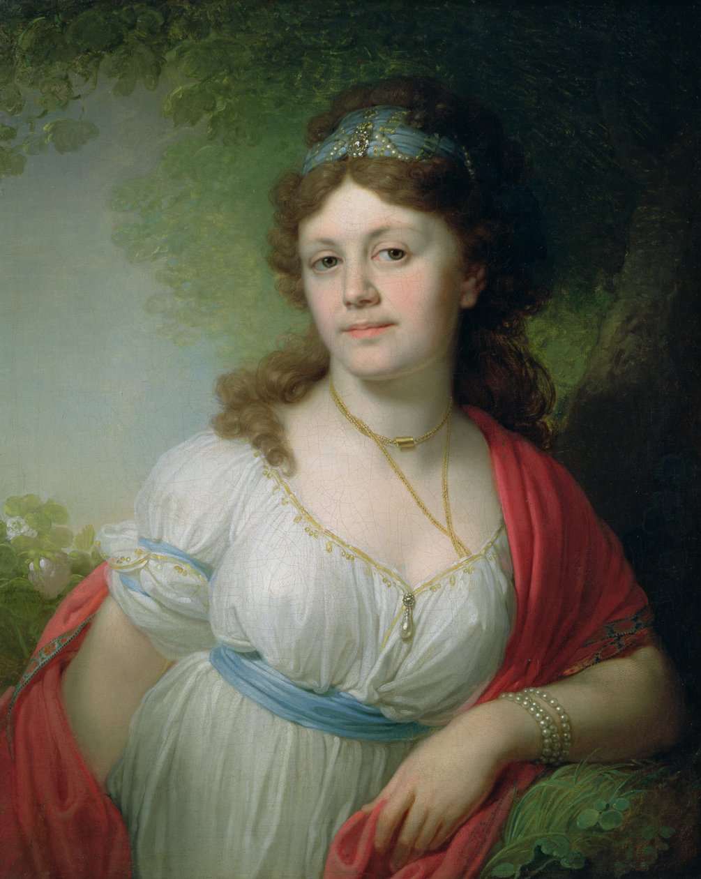 Retrato de E. Temkina, 1798 de Vladimir Lukich Borovikovsky