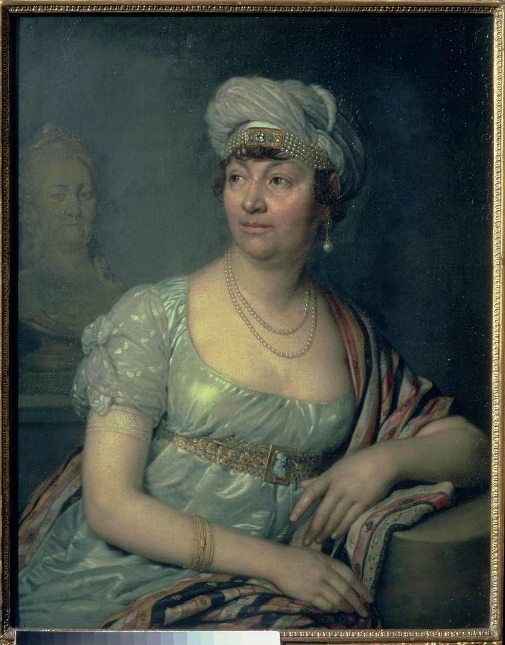 Retrato de Germaine de Stael (1766-1817), 1812 de Vladimir Lukich Borovikovsky