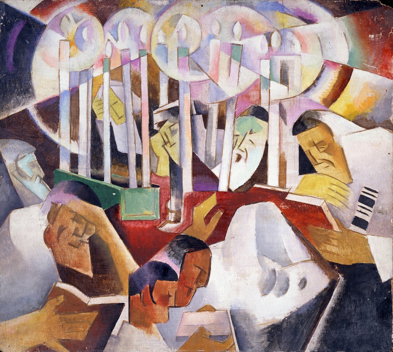 Velas e figuras de Daniel Vladimir Baranoff Rossine