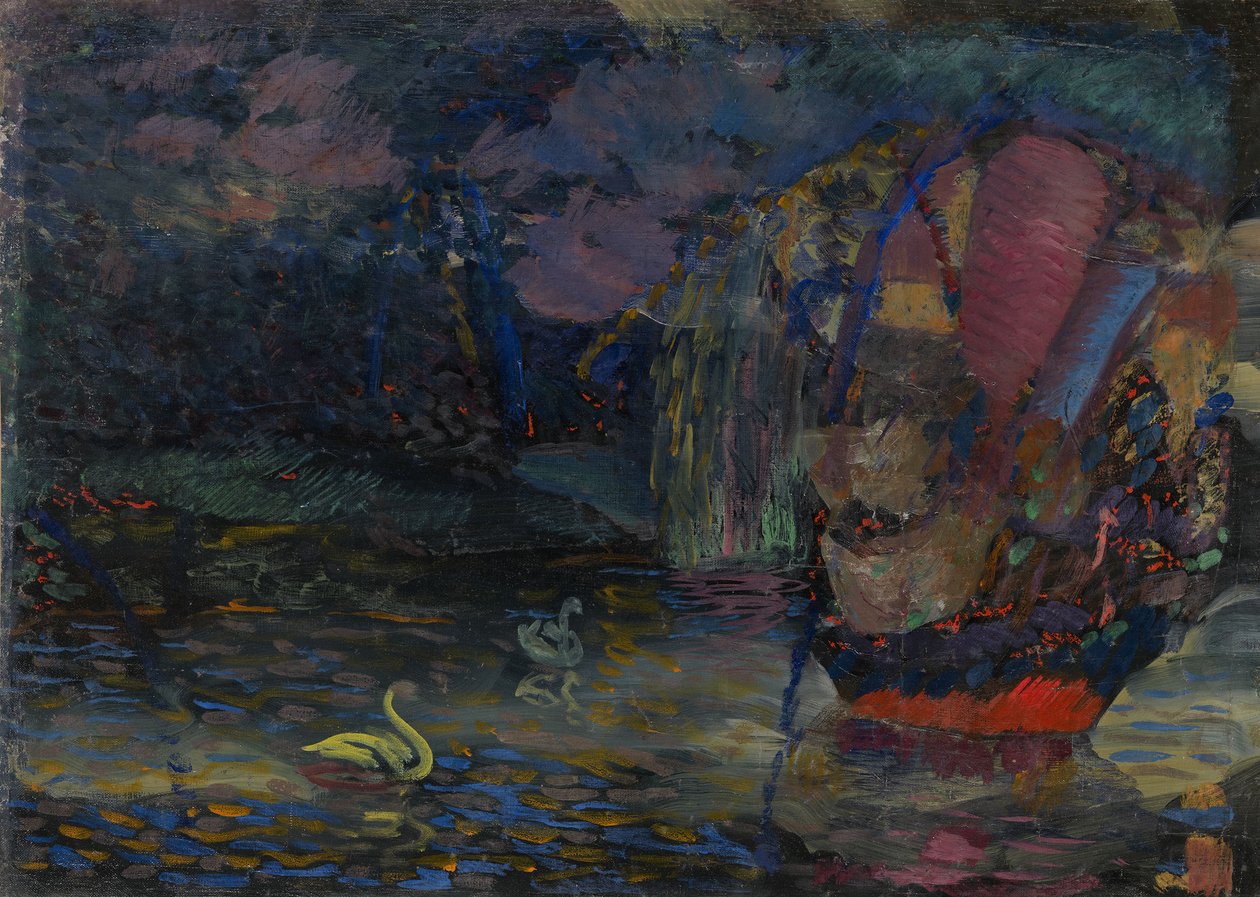Lago das fadas, 1909-1910 de Daniel Vladimir Baranoff Rossine