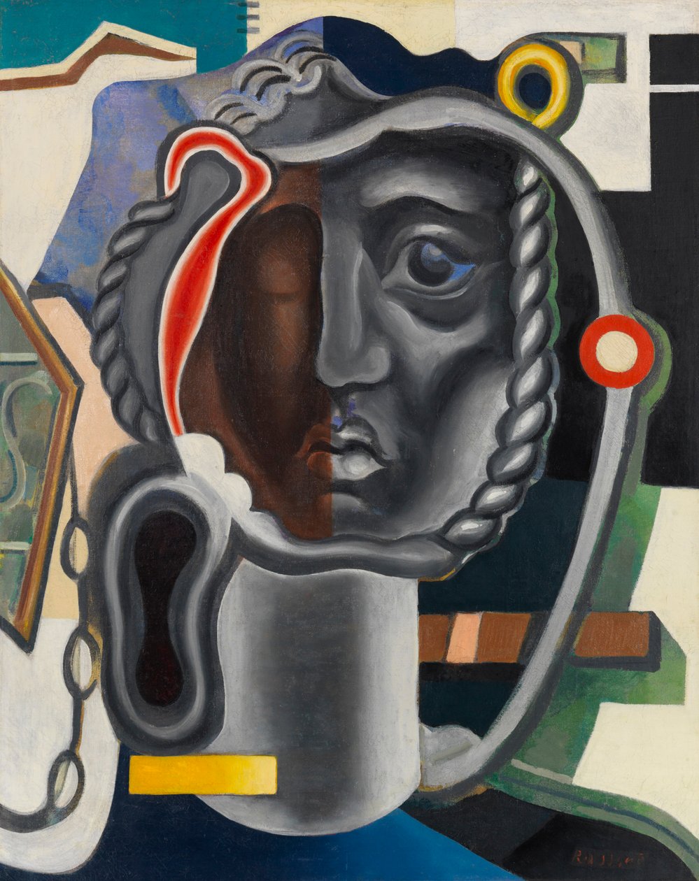Cabeça mecânica Cabeça mecânica, ca 1925-1928. de Daniel Vladimir Baranoff Rossine