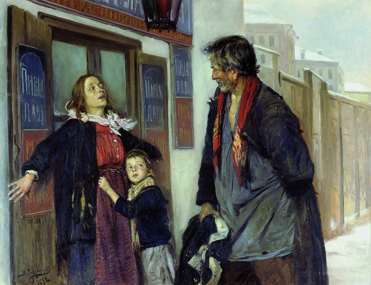Eu não deixo entrar !, 1892 de Vladimir Egorovic Makovsky