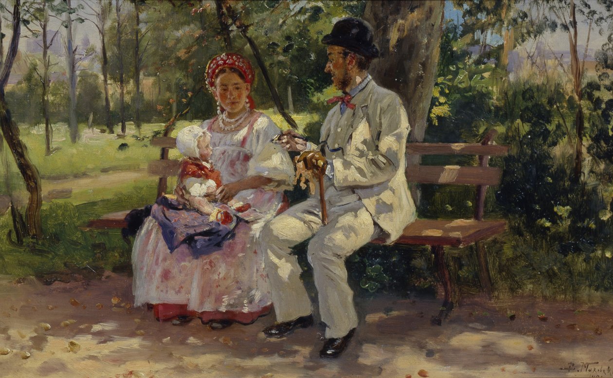 No Boulevard, 1894 de Vladimir Egorovic Makovsky