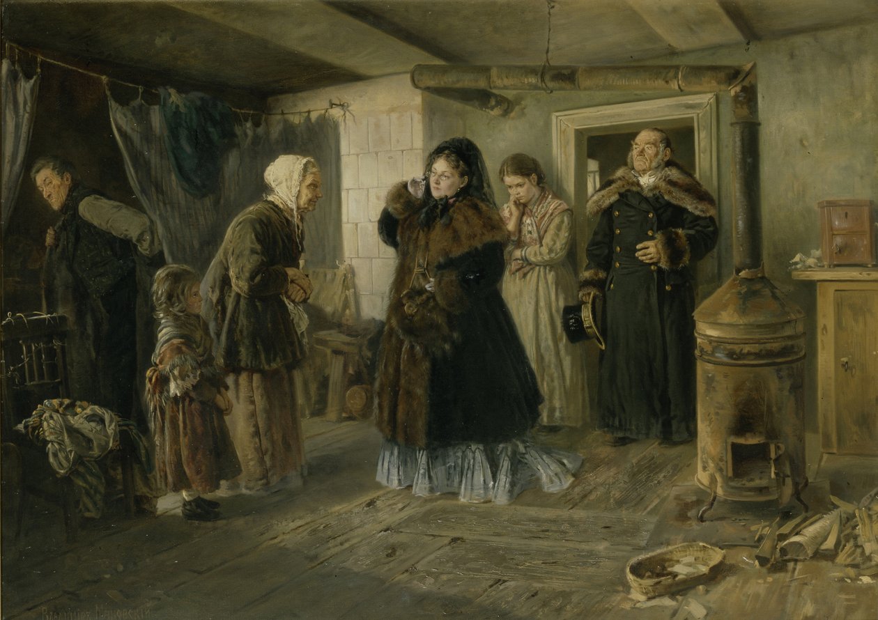 Filantropistas, 1874 de Vladimir Egorovic Makovsky