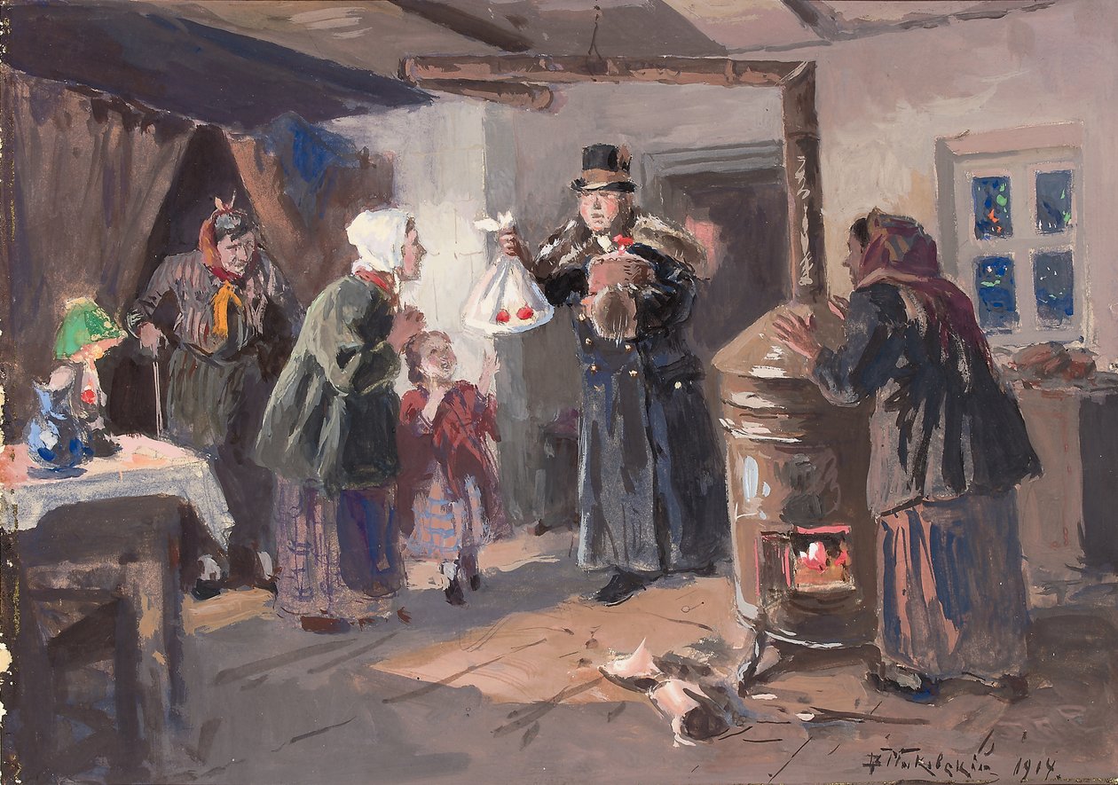 A benfeitora, 1914 de Vladimir Egorovic Makovsky