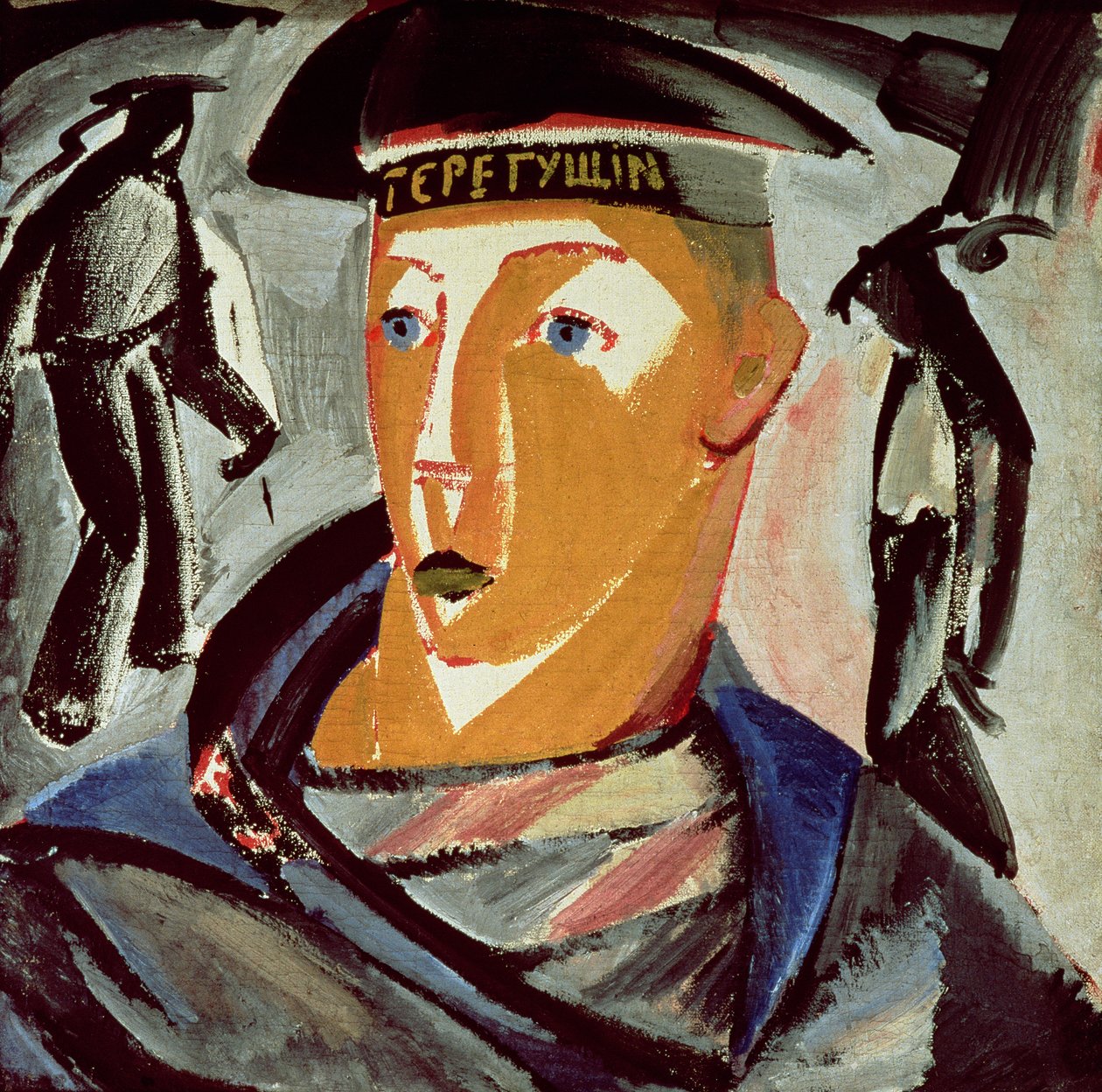 O marinheiro (Autorretrato) de Vladimir Evgrafovich Tatlin