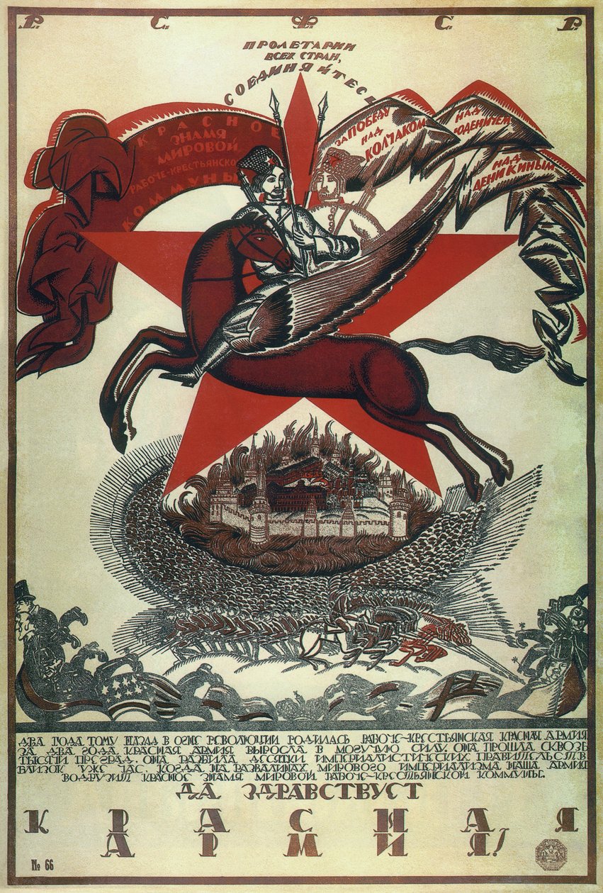 Viva o Exército Vermelho !, 1920 de Vladimir Ivanovich Fidman