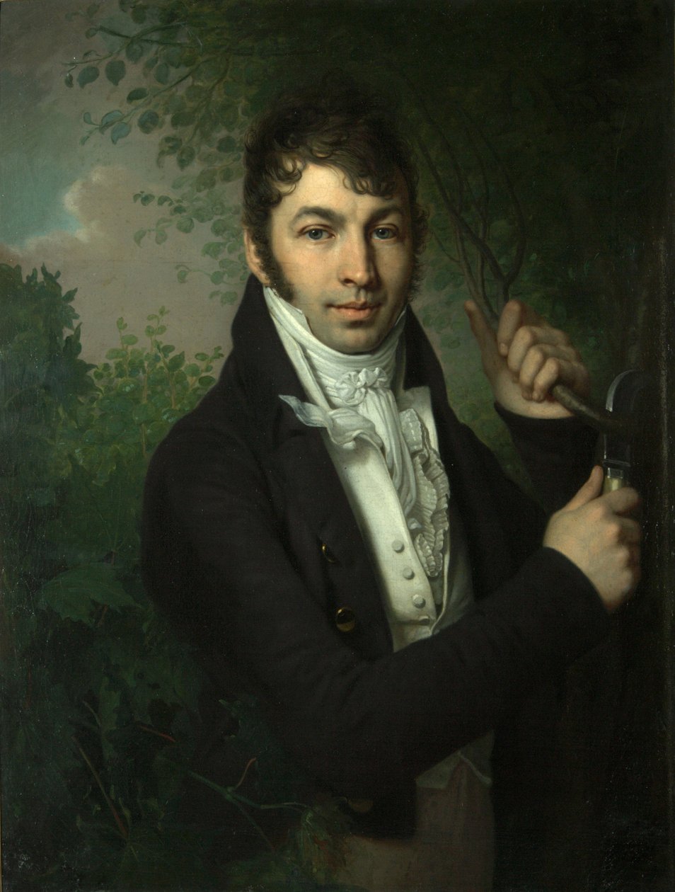 Retrato de Alexander Petrovich Dubovitsky, entre 1816 e 1820 de Vladimir Lukich Borovikovsky