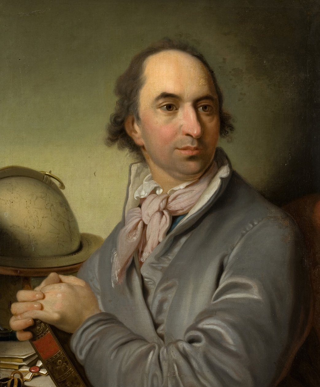 Retrato do conde Alexander Semyonovich Khvostov 1753-1820, 1801 de Vladimir Lukich Borovikovsky