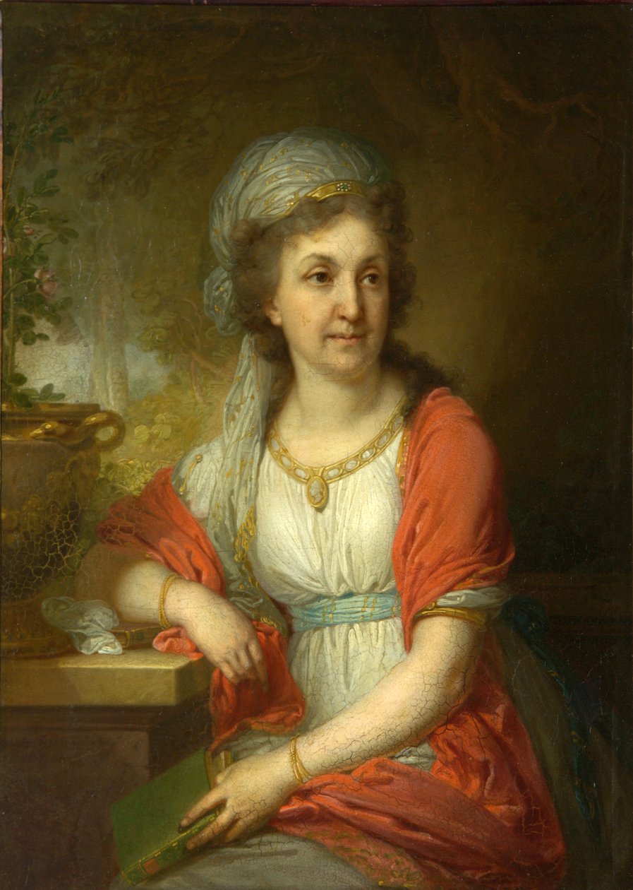 Retrato da condessa Yekaterina Alexeyevna Musina-Pushkina, 1797 de Vladimir Lukich Borovikovsky