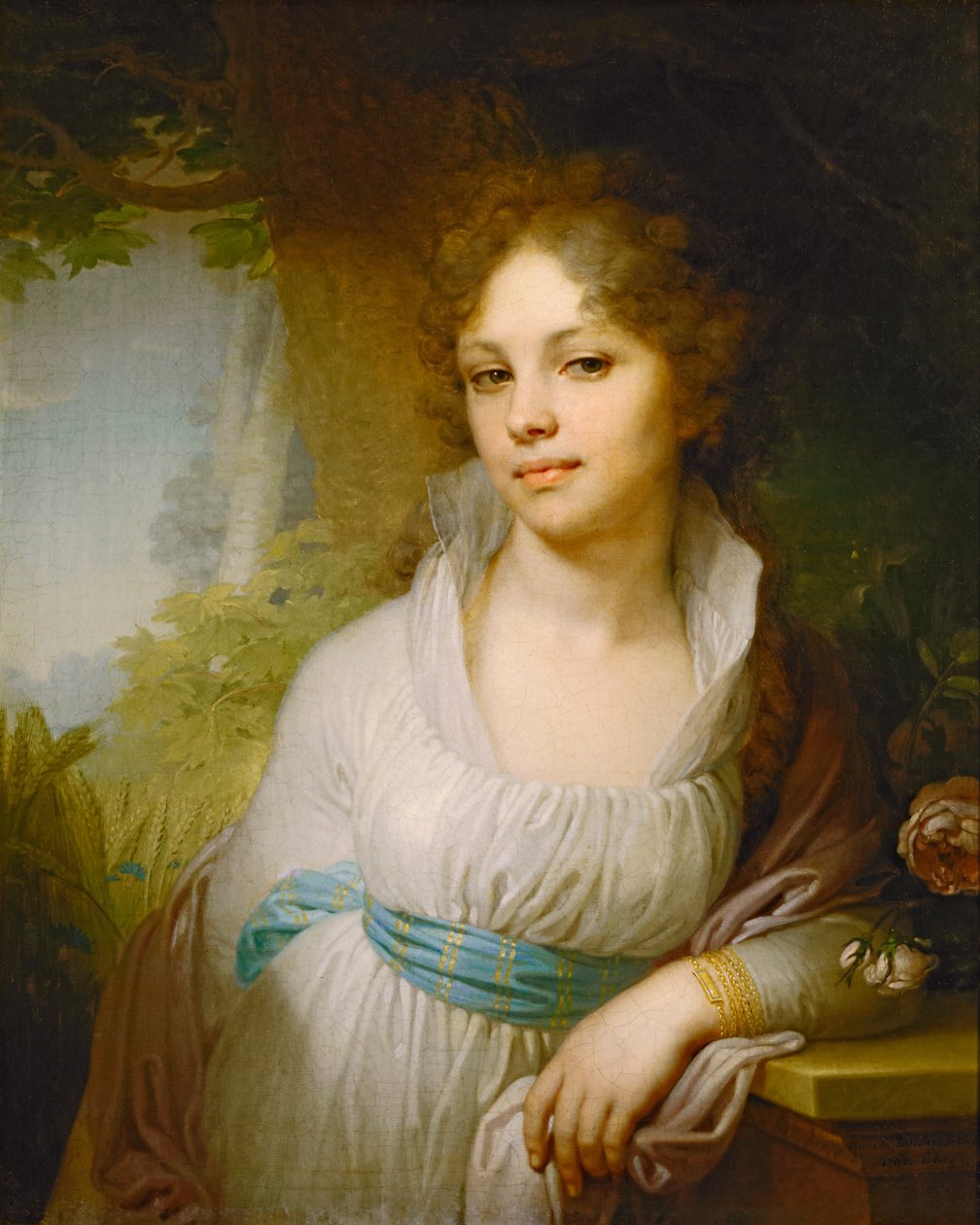 Retrato de Maria Lopukhina de Vladimir Lukich Borovikovsky