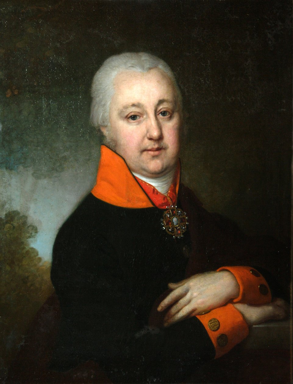 Retrato de Nikolai Mikhailovich Yakovlev, 1802 de Vladimir Lukich Borovikovsky