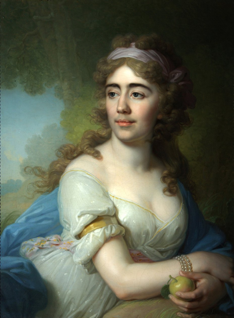 Retrato de Skobeyeva, década de 1790 de Vladimir Lukich Borovikovsky