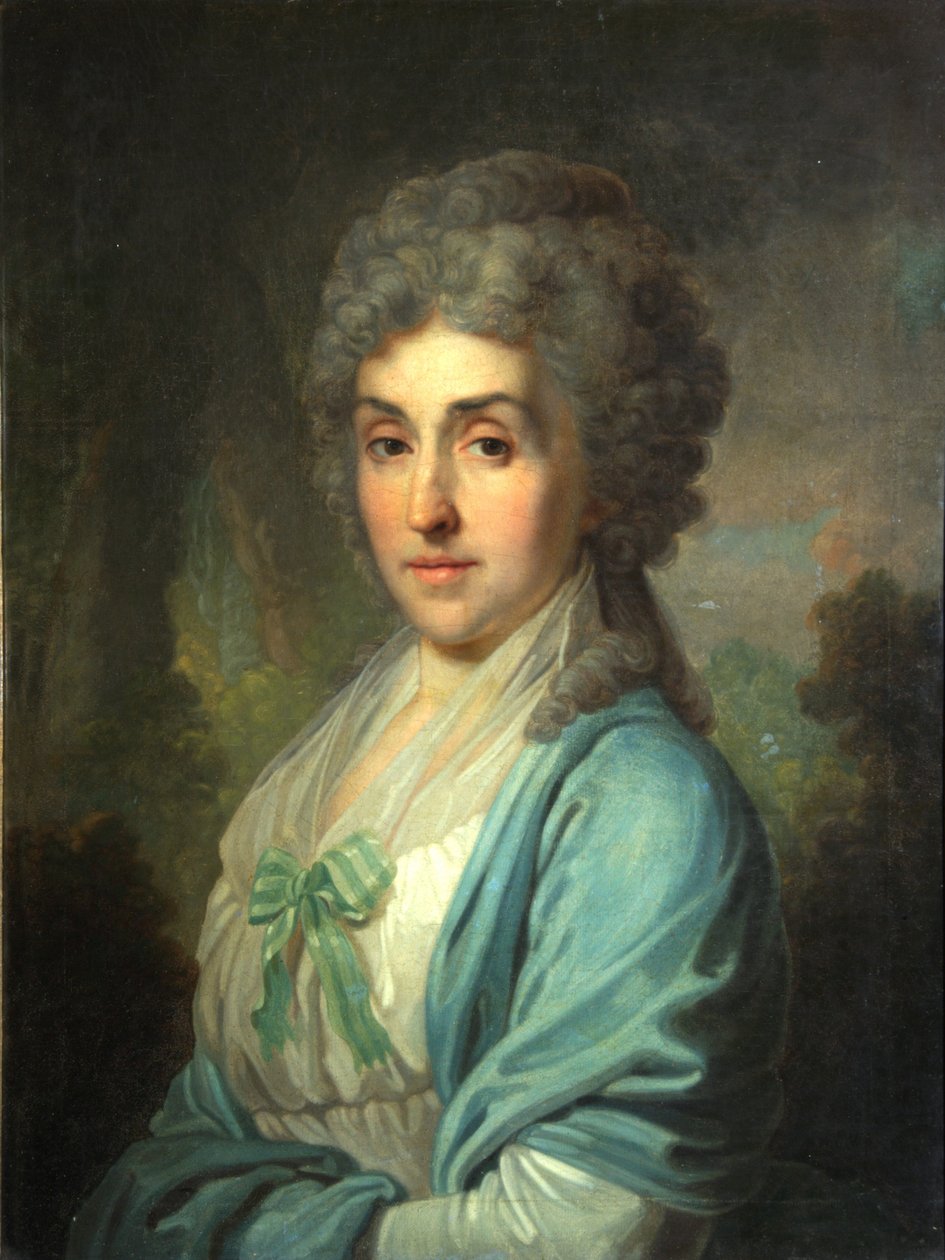 Retrato de Yekaterina Alexandrovna Novosiltseva, 1794 de Vladimir Lukich Borovikovsky