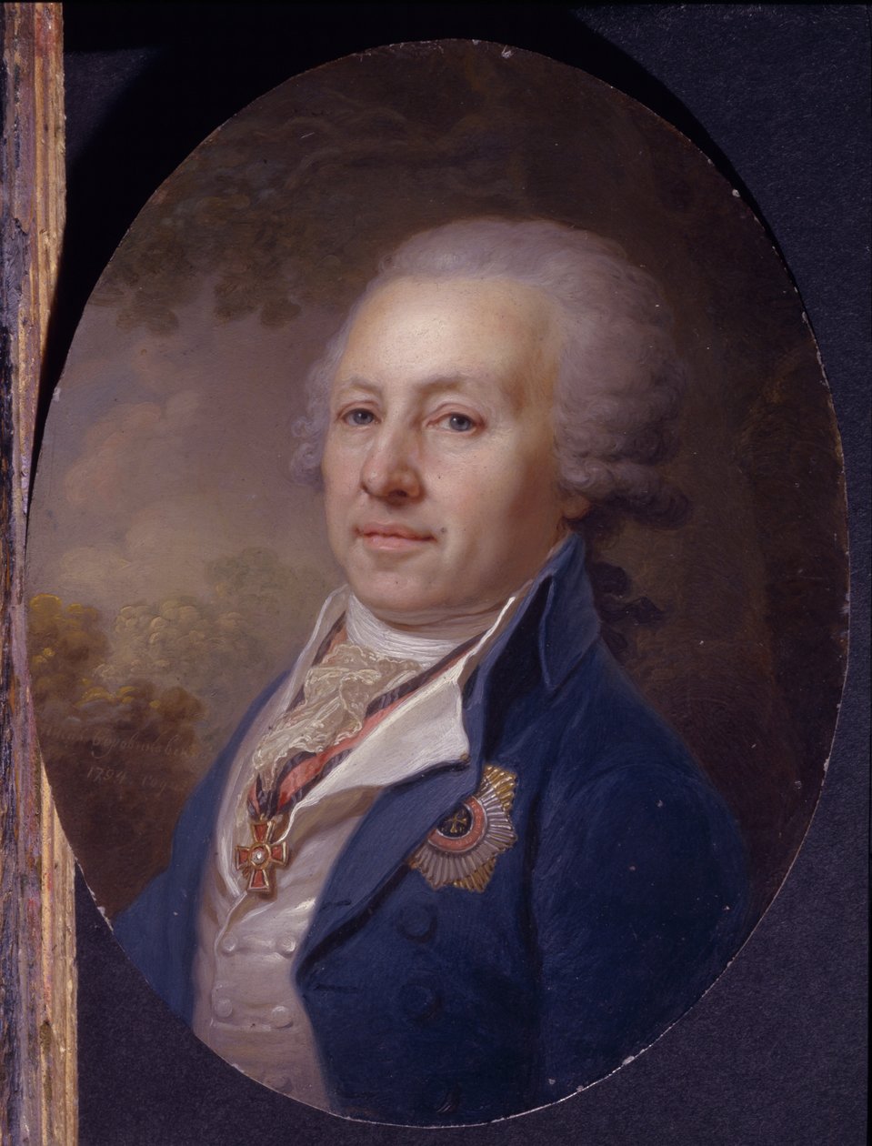 Retrato do barão Alexei Ivanovich Vasilyev 1742-1807, 1794 de Vladimir Lukich Borovikovsky