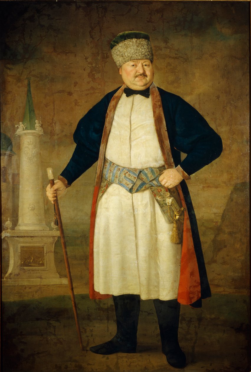 Retrato de Pavel Yakovlevich Rudenko, 1778 de Vladimir Lukich Borovikovsky