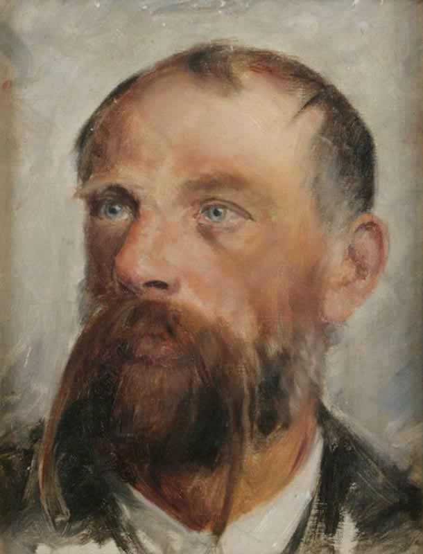 Retrato de Basco Jaroslava VrchlickehonInglês: Retrato do Poeta Jaroslav Vrchlickyn de Vojtech Hynais