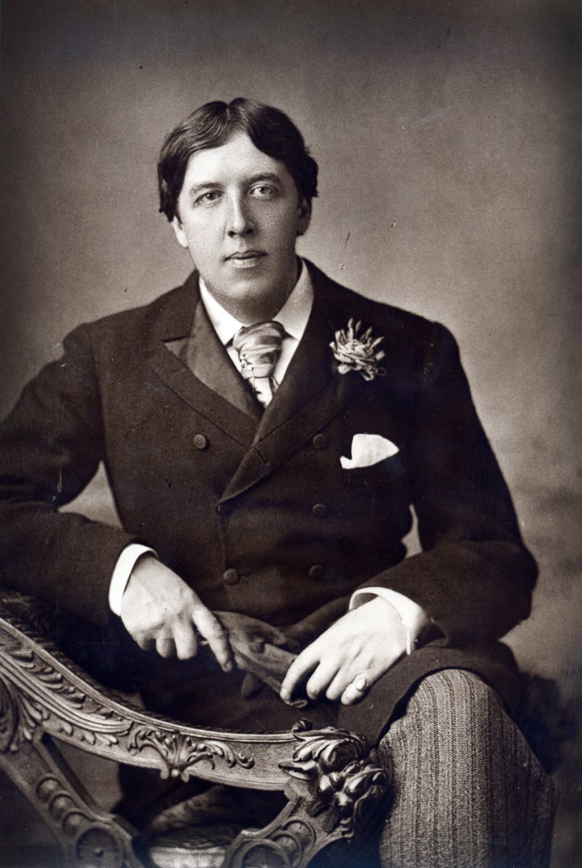 Oscar Wilde, 1889 (foto de impressão de carbono) de William and Daniel Downey