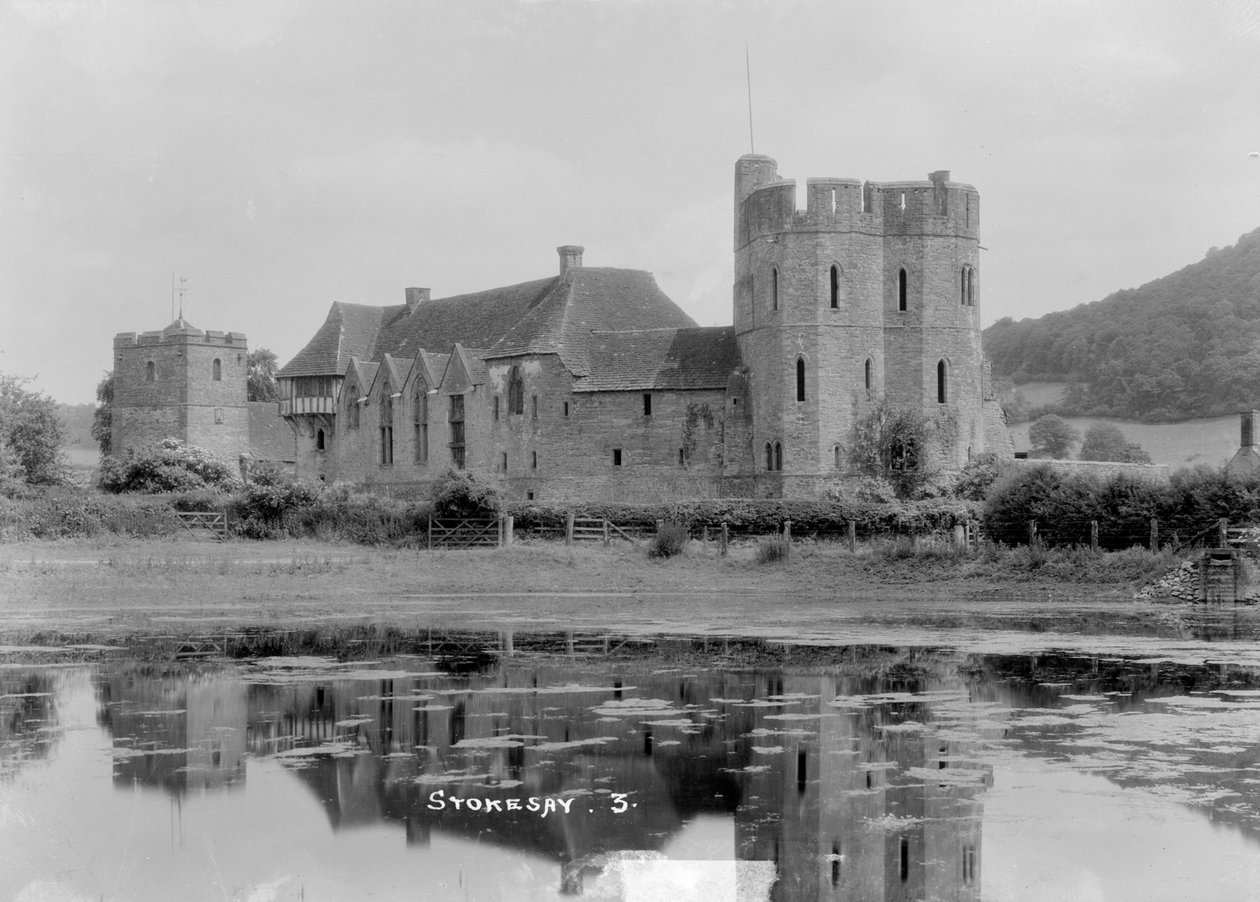 Castelo de Stokesay, Shropshire, c1930 de WA Call