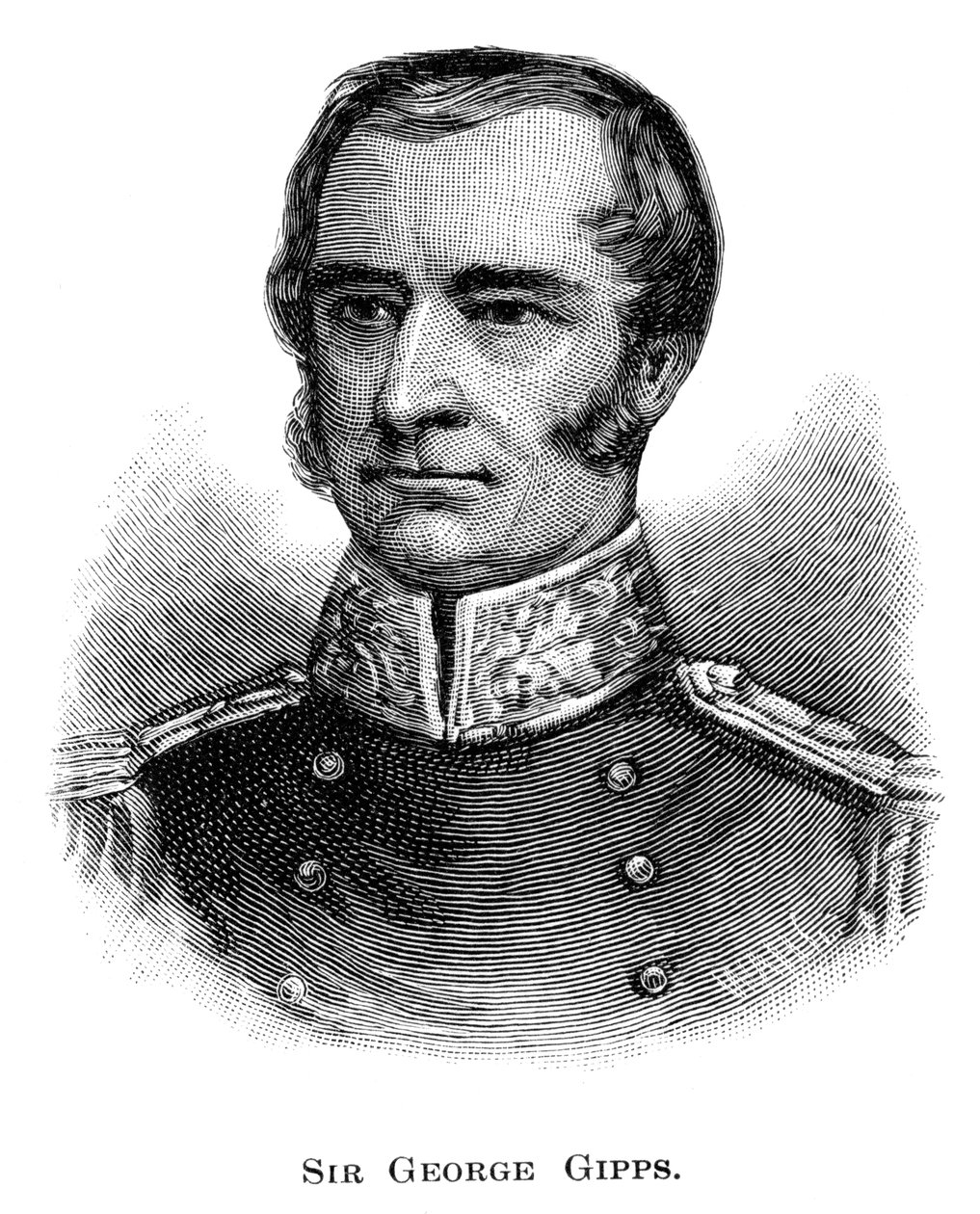 Sir George Gipps, Governador de New South Wales, 1886. de WA Hirschmann