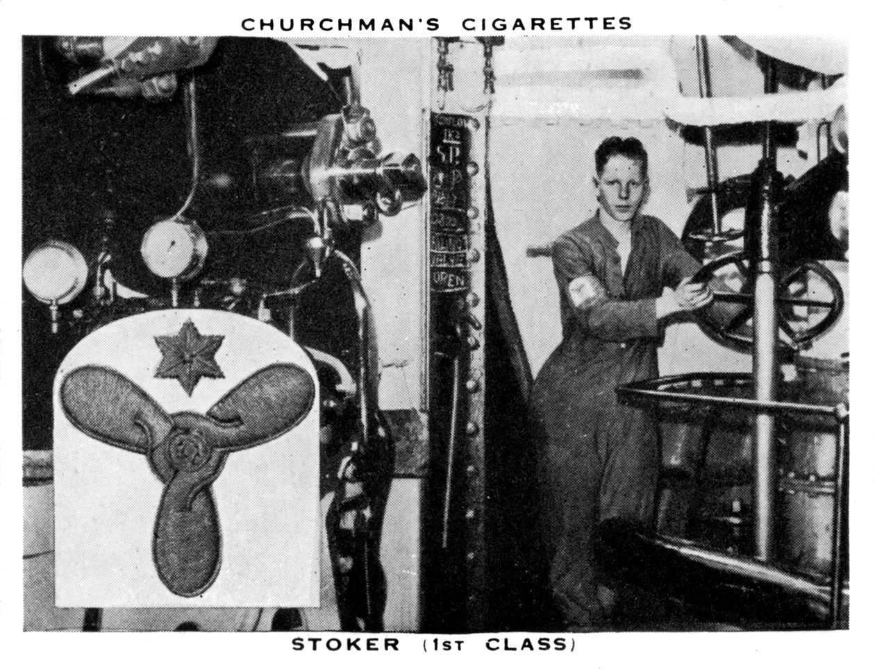 Stoker, 1ª classe, 1937. de WA and AC Churchman