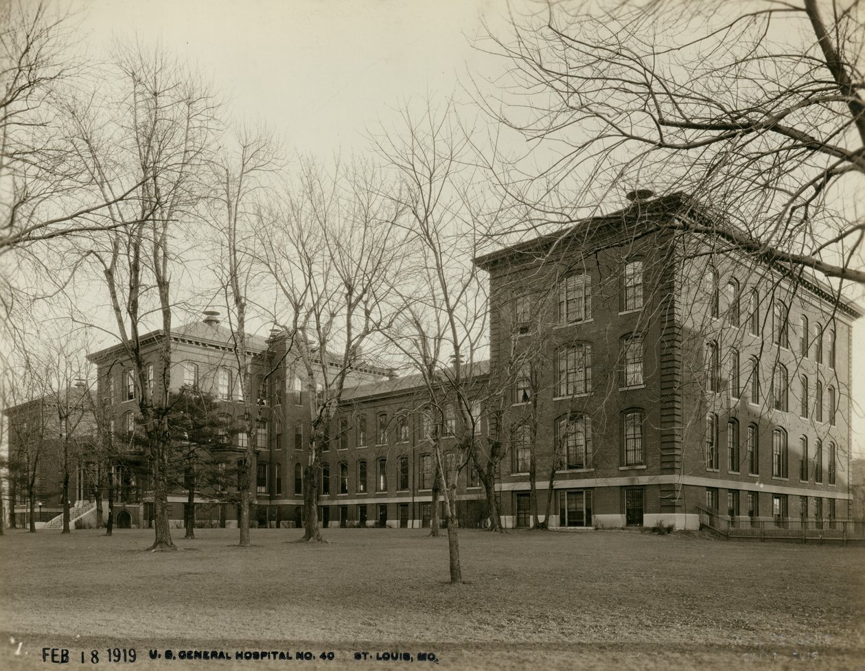 Edifício da Enfermaria da Cidade no Hospital Geral dos EUA de W.C. Persons