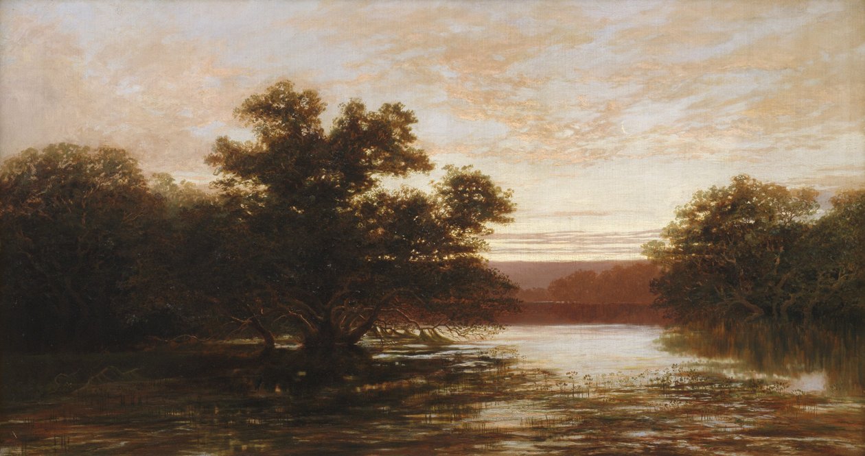 Um mangue australiano, vazante de W.C. Piguenit