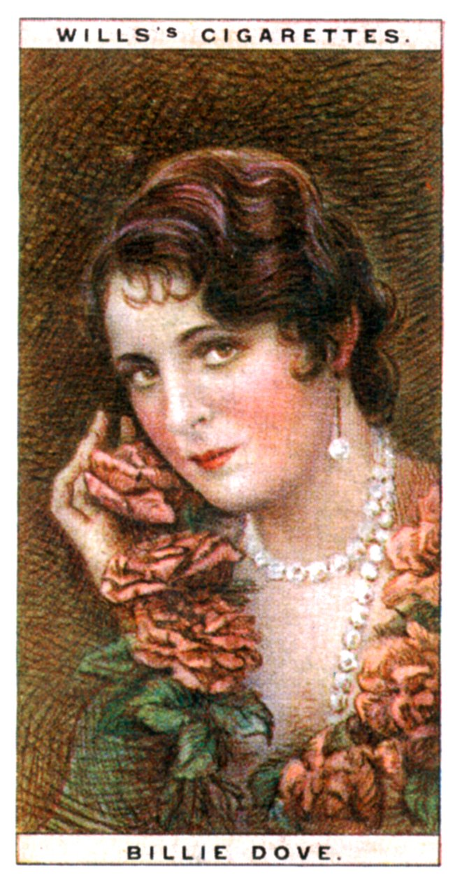 Billie Dove 1903-1997, atriz americana, 1928. de WD and HO Wills