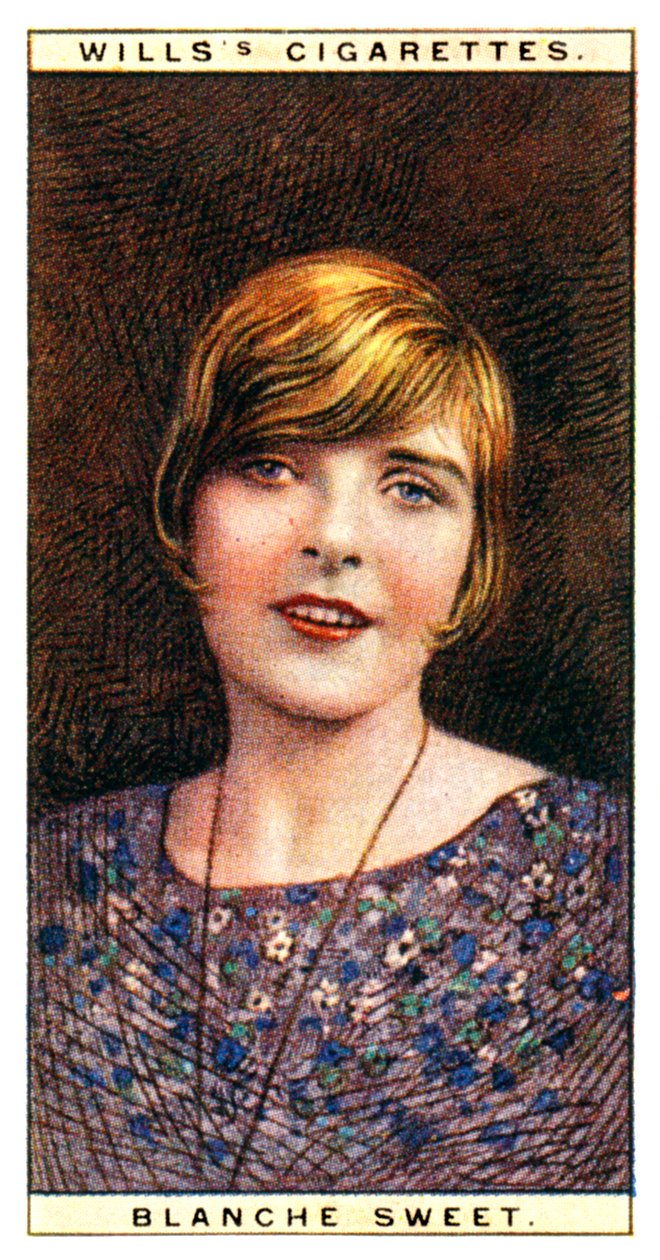 Blanche Sweet 1896-1986, atriz americana, 1928. de WD and HO Wills