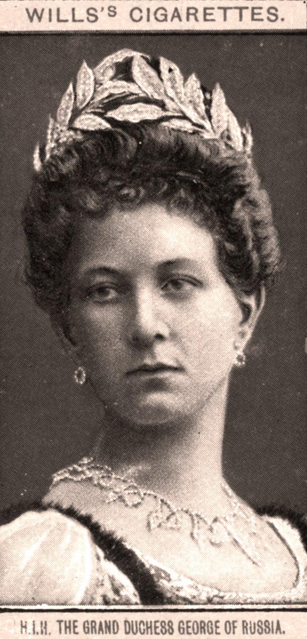 HIH Grã-duquesa George da Rússia, 1908. de WD and HO Wills