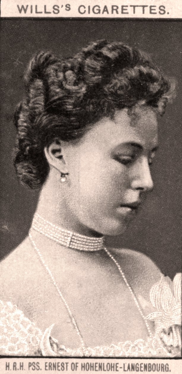 HRH, PSS. Ernest de Hohenlohe-Langenbourg, 1908. de WD and HO Wills