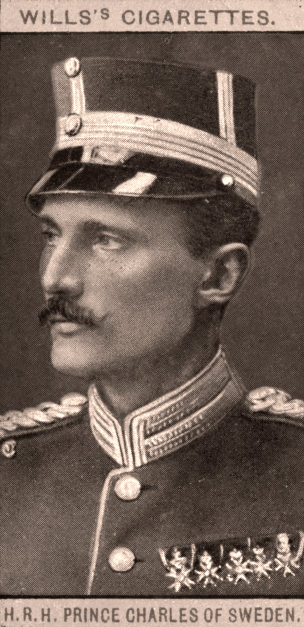 Príncipe Charles da Suécia, 1908. de WD and HO Wills
