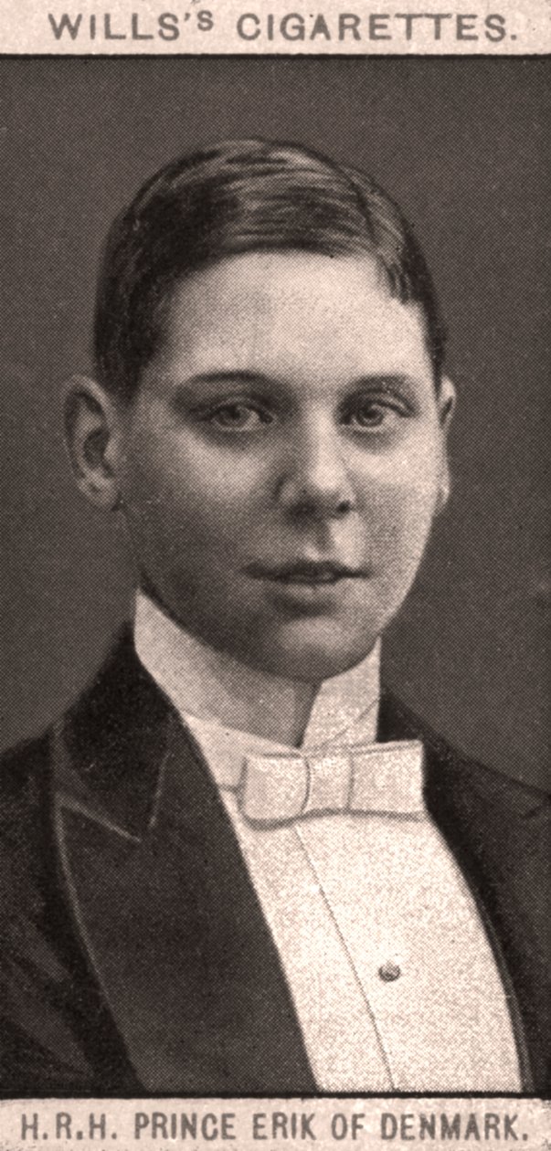 Príncipe Erik da Dinamarca, 1908. de WD and HO Wills