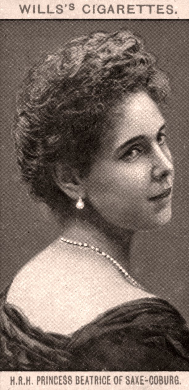 HRH Princesa Beatrice de Saxe-Coburg, 1908. de WD and HO Wills
